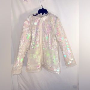 Urban Republic Girls Large Sequin Raincoat